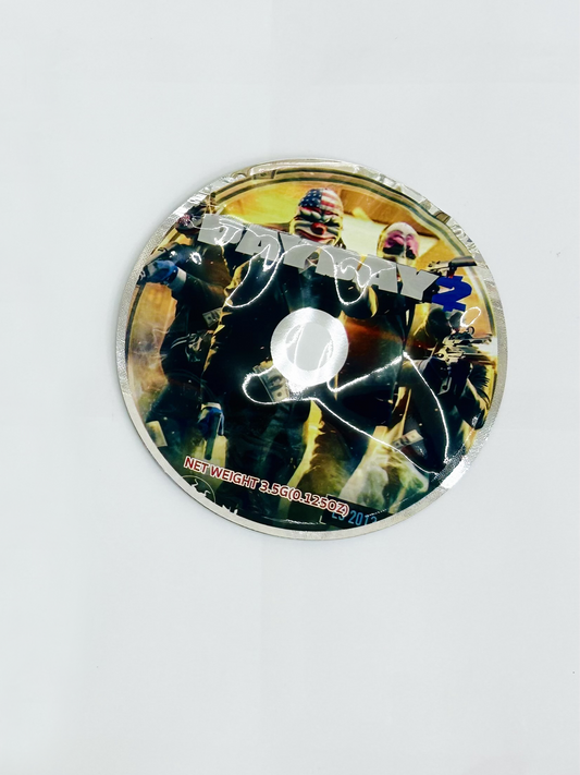 Payday 2 CD Cases with Mylar Bags 3.5g