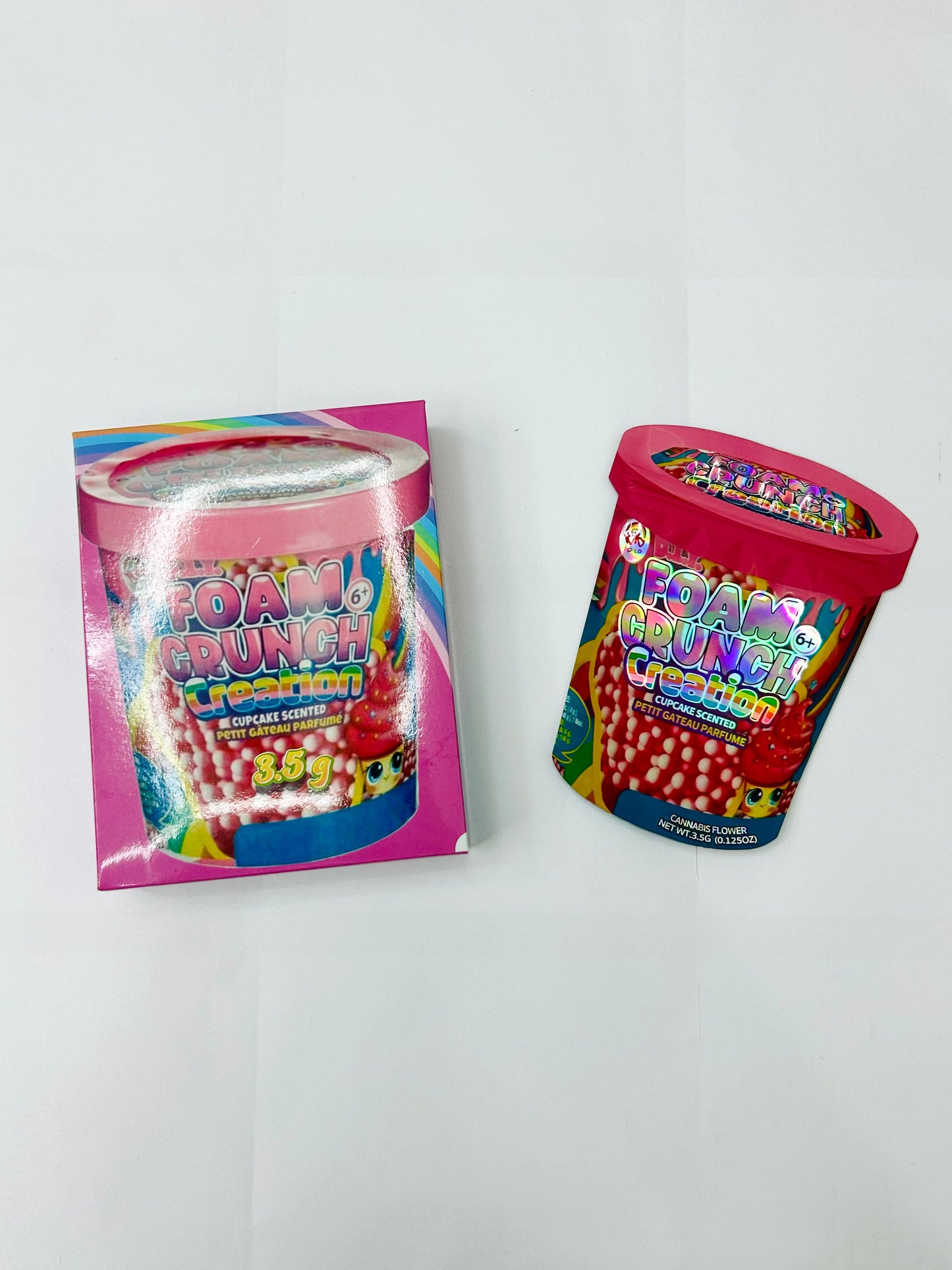 D.I.Y. Foam Crunch Creation Cupcake Mylar Bag 3.5grams