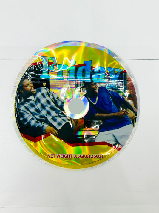 This Shit Smoking Friday CD Cases with Mylar Bags 3.5g