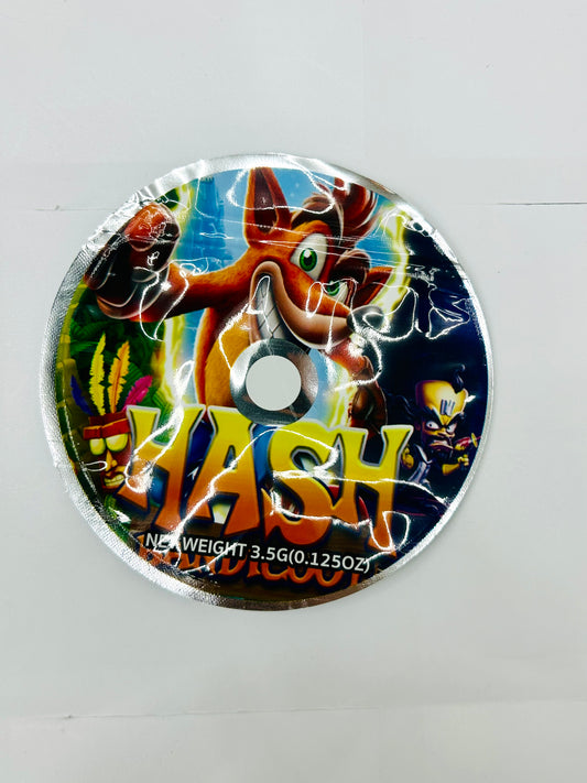 Hash Bandicoot CD Cases with Mylar Bags 3.5g