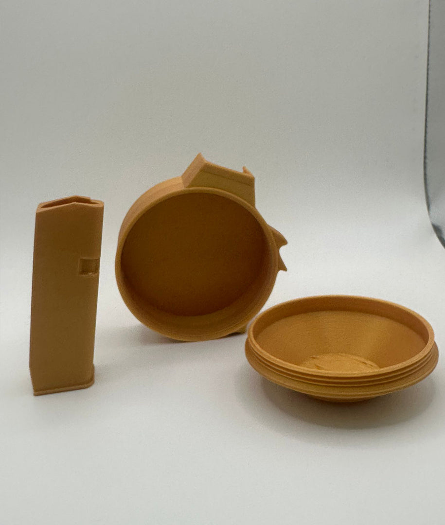 50 round drum 3.5 container and lighter holder
