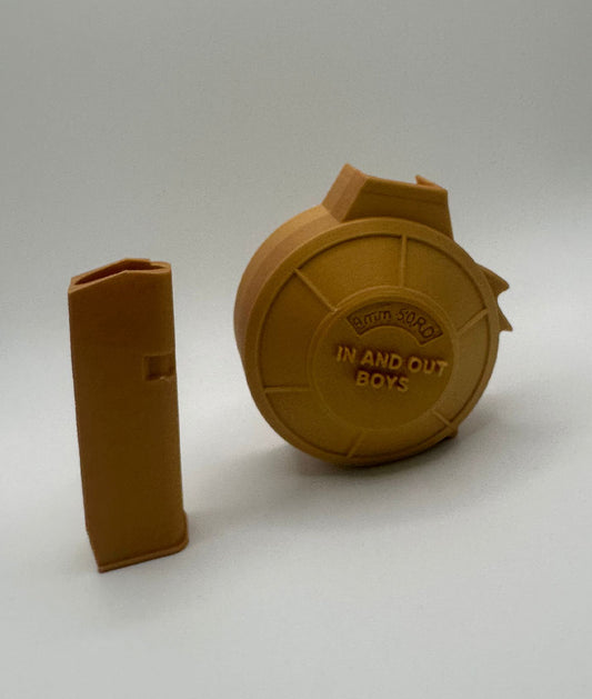 50 round drum 3.5 container and lighter holder