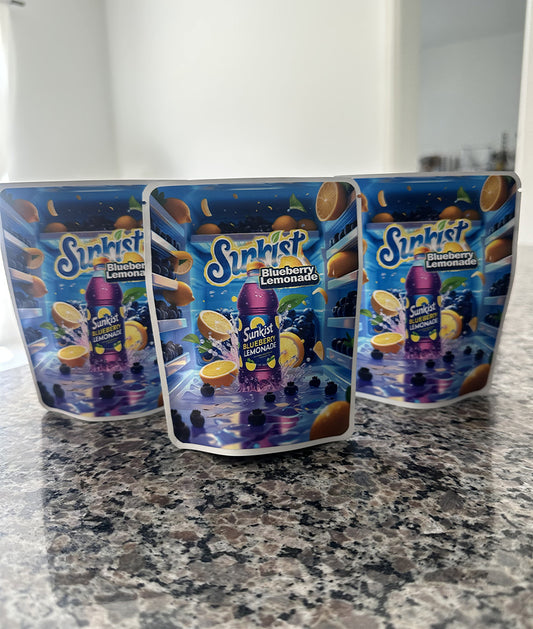 Sunkist blueberry lemonade Mylar bags  3.5 grams