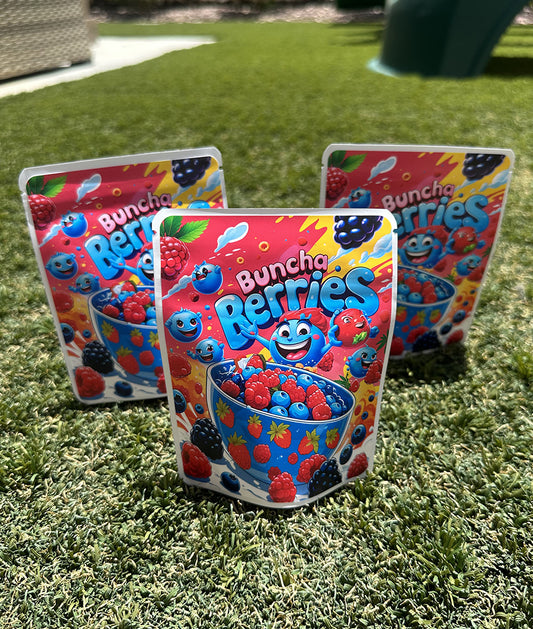 Buncha berries Mylar bags 3.5 grams