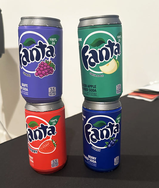 Fanta soda cans 3.5