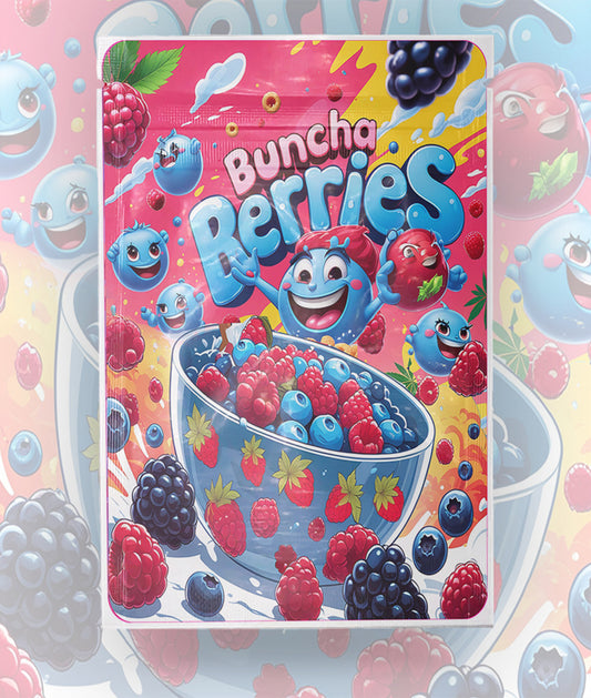 Buncha berries Mylar bags 3.5 grams