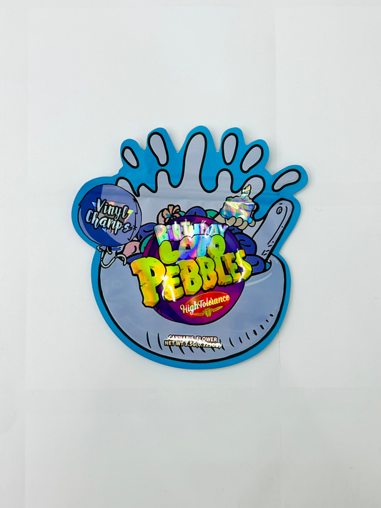 Birthday Lato Pebbles Mylar Bag 3.5grams