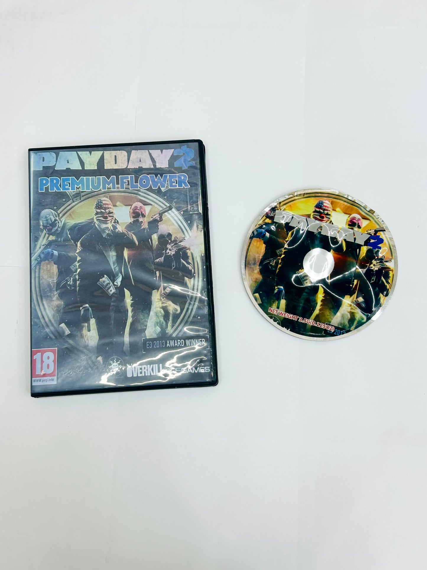Payday 2 CD Cases with Mylar Bags 3.5g