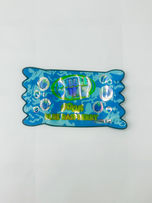 Bubble Yumz (Blue Raspberry) Mylar Bag 3.5grams