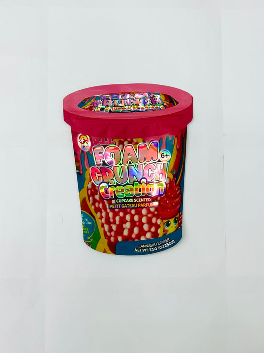 D.I.Y. Foam Crunch Creation Cupcake Mylar Bag 3.5grams