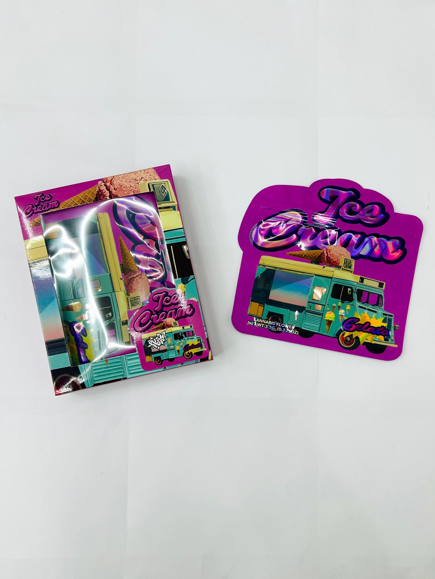 Ice Cream Mylar Bag 3.5grams