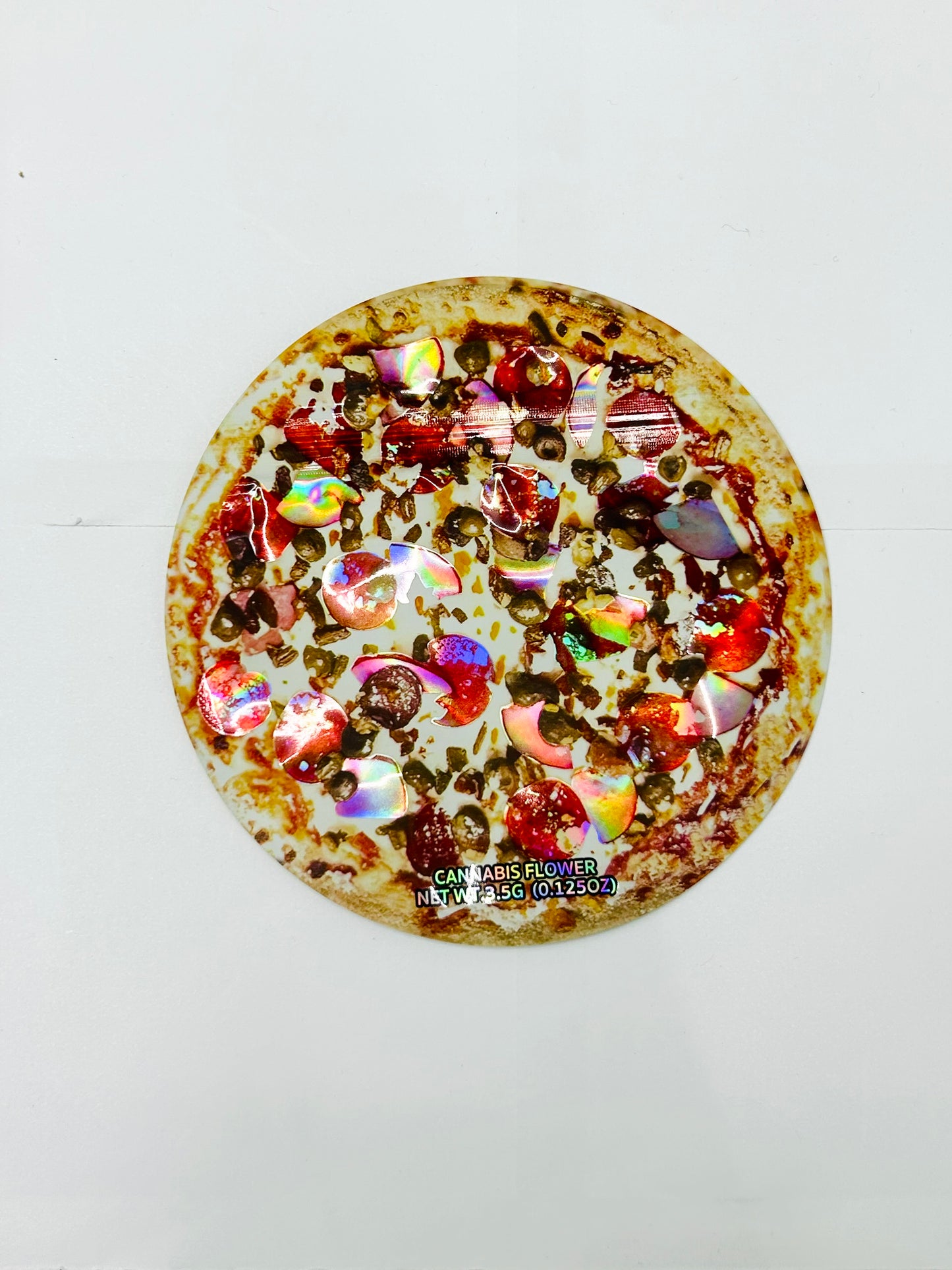 Zaminos Pizza Mylar Bag and Box 3.5grams