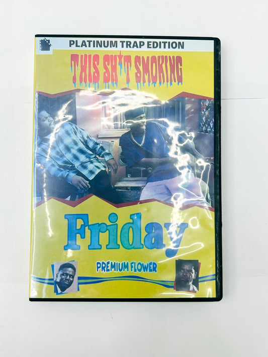 This Shit Smoking Friday CD Cases with Mylar Bags 3.5g