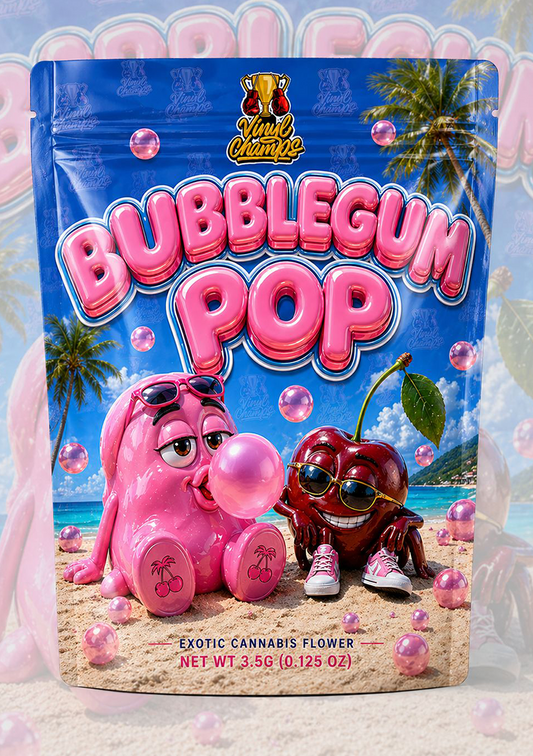 Bubblegum Pop Mylar bags 3.5g