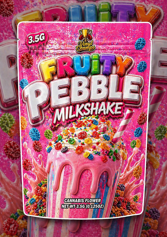 Fruity Pebble Milkshake Mylar bags 3.5g