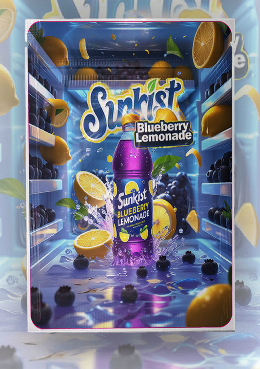 Sunkist Blueberry Lemonade Mylar bags 3.5g