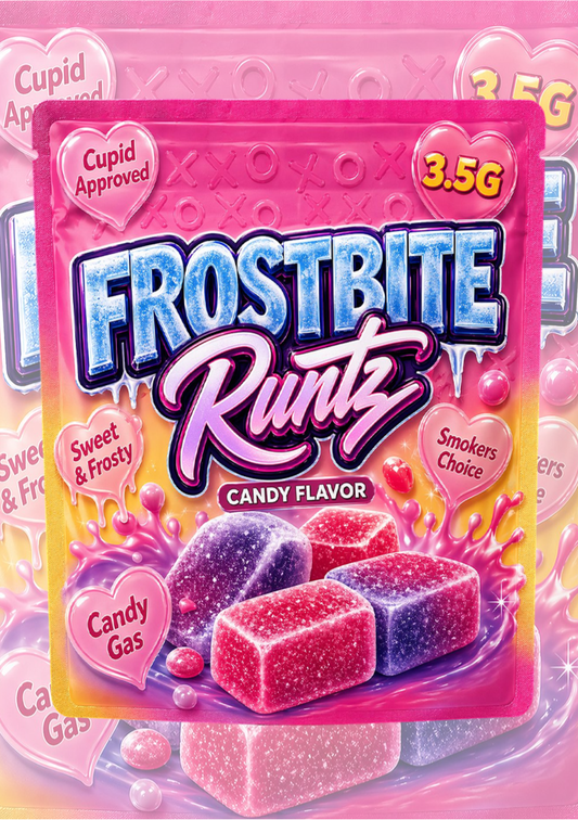 Frostbite Runtz Mylar bags 3.5g